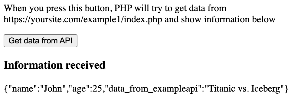 PHP - 隧道化 API