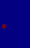 如何在灰色影像上以紅色覆寫熱圖 numpy 陣列?