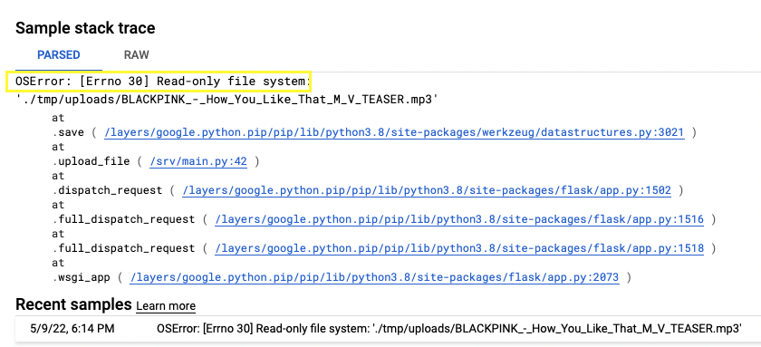 如何使用 Google App Engine 將臨時檔案寫入 /tmp？