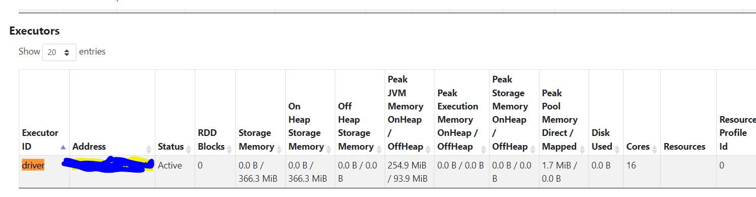 在哪里創建 spark 組態檔并將 set.driver.memory 設定為 2gb？