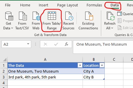 Excel，如何通過逗號分隔符將單元格拆分為新單元格