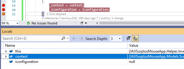 從 appSettings.json 訪問基本 URL 時出現 System.NullReferenceException