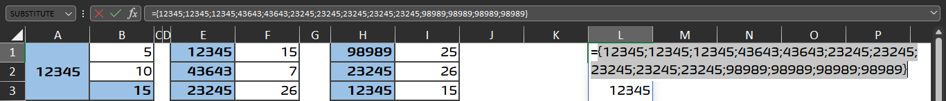 不同行數之間的 Excel 索引/vlookup