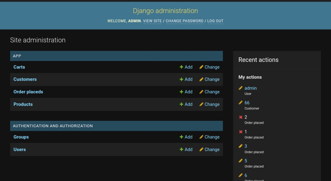 如何防止 django 管理員登錄和注銷會話反映在實際網站中？