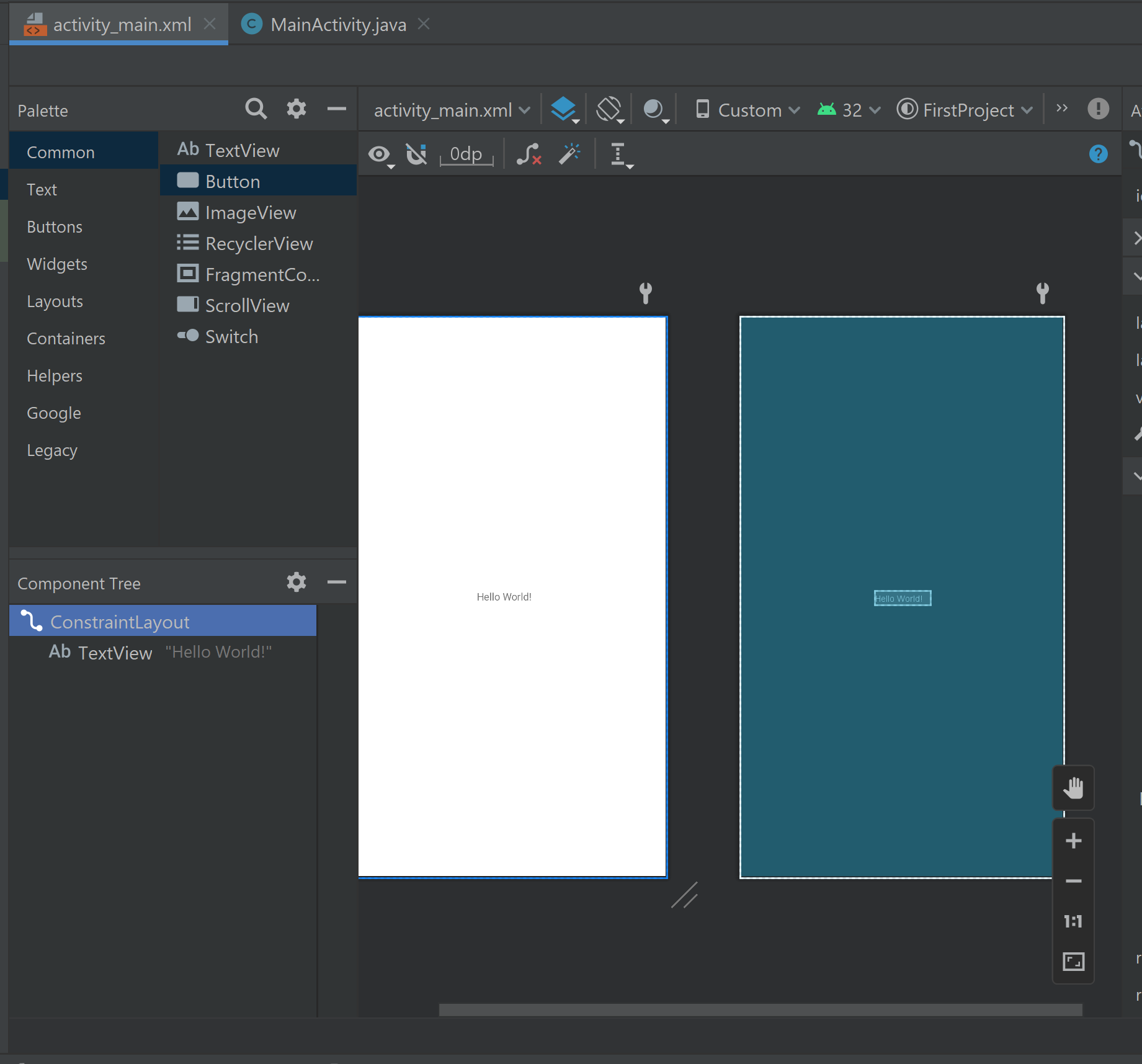 為什么在 android studio 2021 windows 中會生成兩種布局？