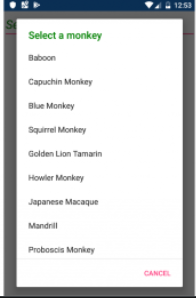 Xamarin - 沒有 NumberPicker 的自定義選擇器