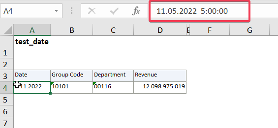 Excel 問題:從 OBIEE 匯出到 Excel 分析將時間部分添加到日期列