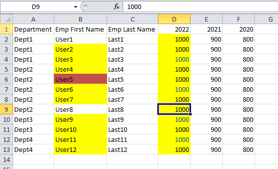 如果特定列在使用 Python 的 Excel 作業表中具有背景顏色，則讀取整行