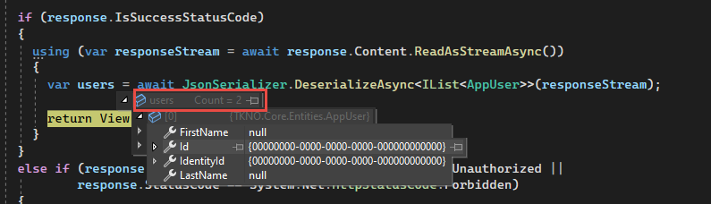 來自 API 的 ResponseStream 在反序列化時導致空值