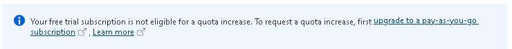 如何增加 microsoft.HDInsight azure 的核心配額限制?