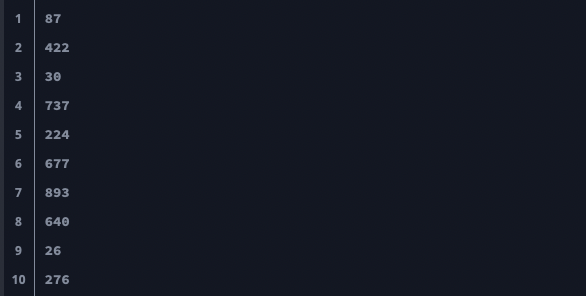 反向陣列查詢