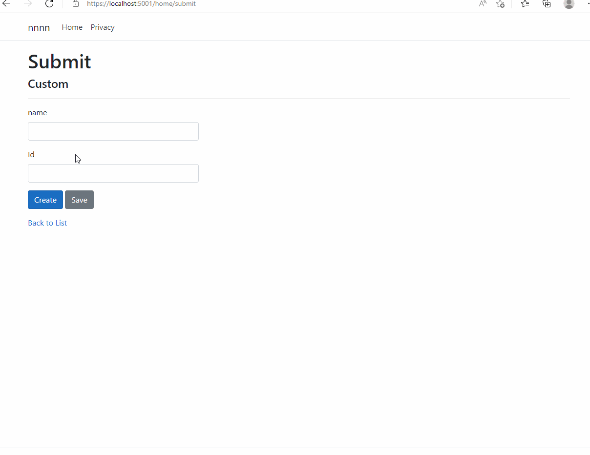 按下按鈕時 ASP.NET Core 禁用驗證