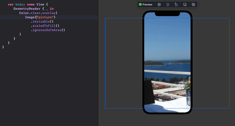 如何使用 SwiftUI 將 pdf 格式的影像視圖居中?