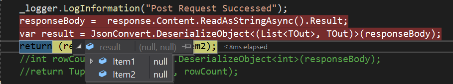 如何從 api 回傳多個值到 HttpClient Post
