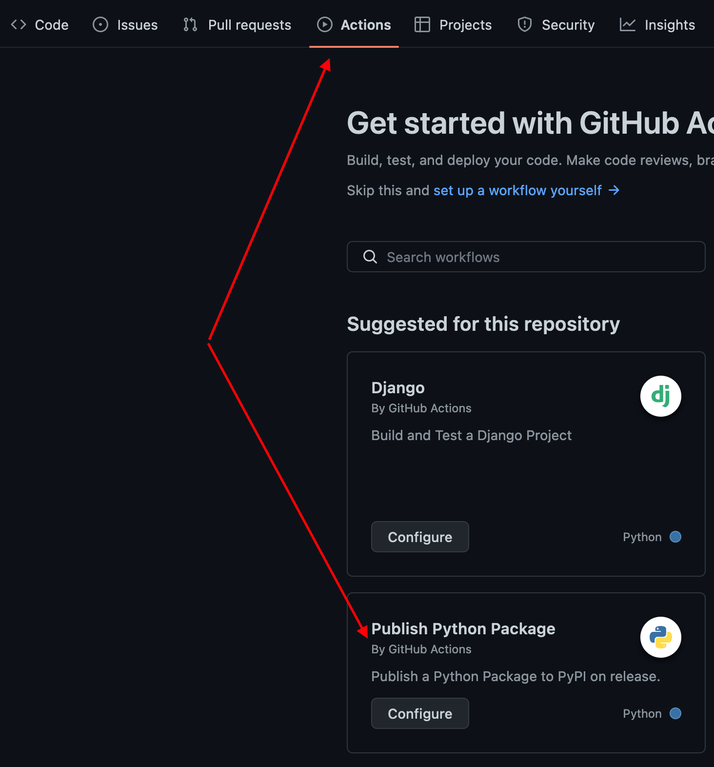 鏈接 github repo 和 Pypi 上的包