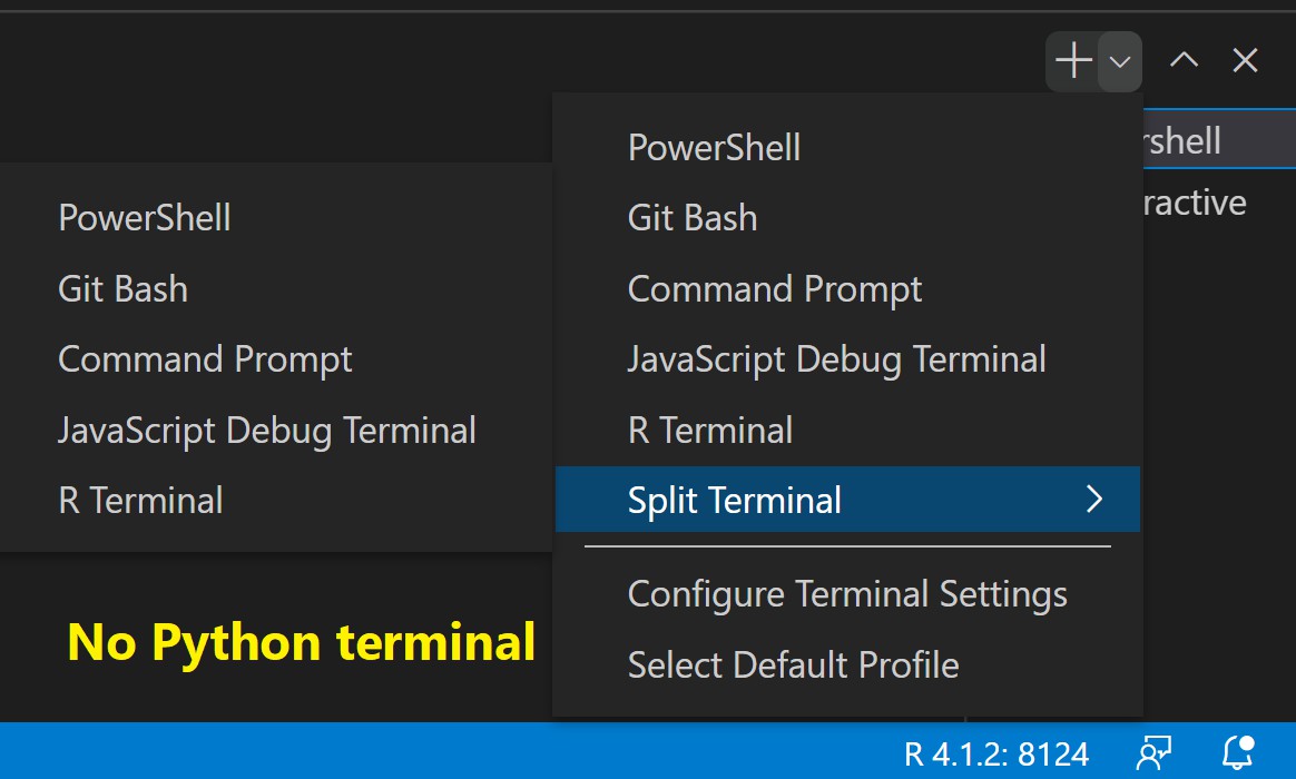 在 VS Code 中添加 Python 終端