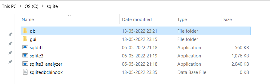 如何打開位于 sqlite3 中特定檔案夾中的資料庫檔案?