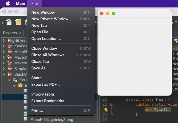 有沒有辦法用 JMenuBar 顯示 KeyBindings，類似于 MacOS 上的原生顯示方式？