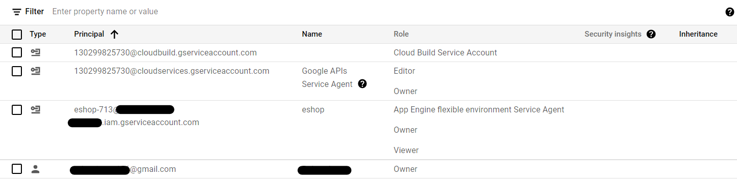 錯誤：（gcloud.app.deploy）：App Engine apppot 和 App Engine 柔性環境服務帳戶必須對影像具有權限
