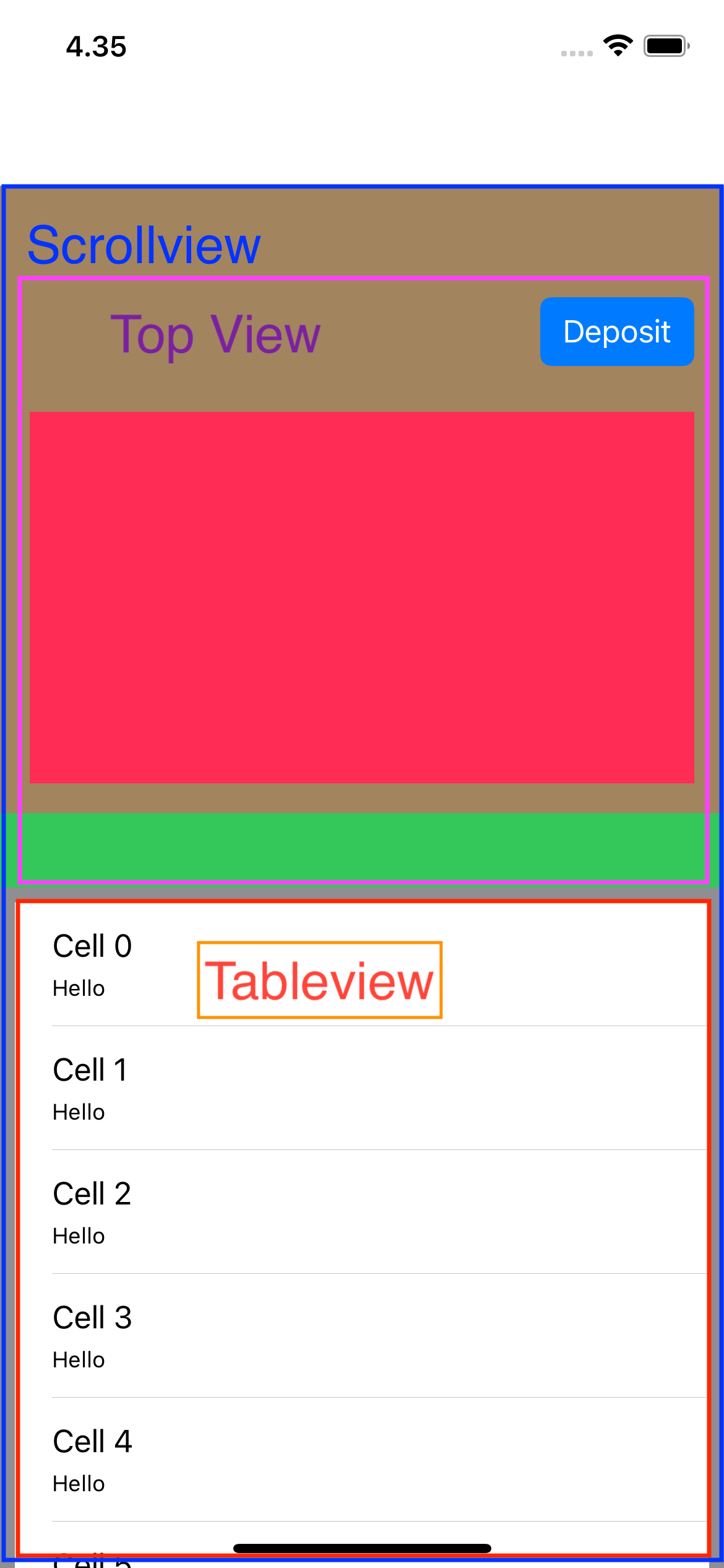如何使 ScrollView 內的 TableView 滾動表現自然