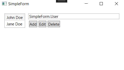 WPF 系結串列框 選定項到文本框中