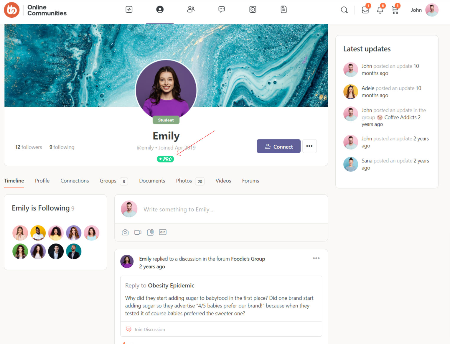 為具有活動 pmpro 訂閱的會員 (Wordpress) 向 buddyboss 用戶個人資料添加徽章