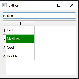 帶有 QSortFilterProxyModel 的 QTableView 找不到正確的行，因為已訂購