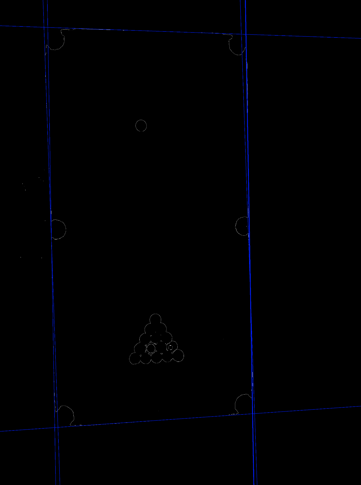 有沒有辦法保證用 cv2.HoughLines() 檢測到一定數量的行？