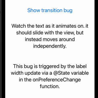 SwiftUI - 過渡影片錯誤(已解決:不是錯誤!)