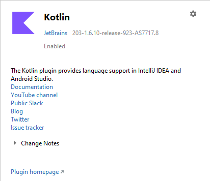 在 android studio 中更新 kotlin 插件后 Flutter 構建失敗