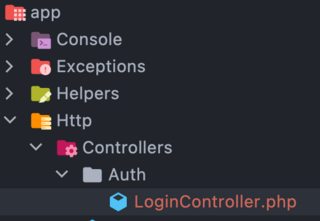 控制器已匯入，但 web.php 拋出目標類 [App\Http\Controllers\Auth\LoginController] 不存在