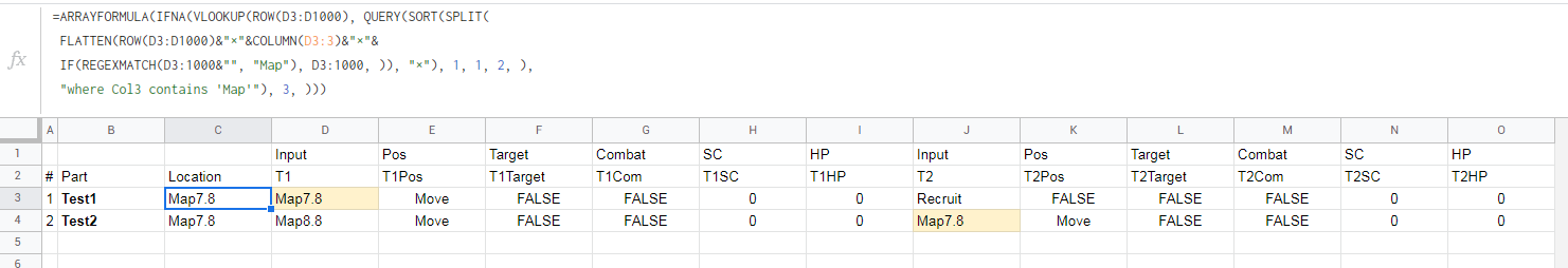 匹配函式似乎是從公式中回傳的?