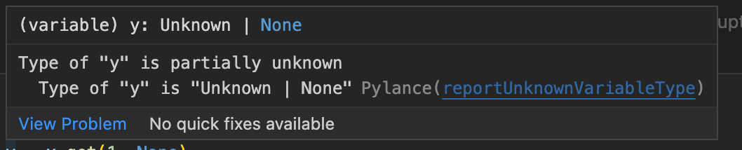 如何忽略筆記本上的 Pylance 型別檢查?