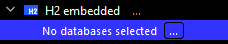 Intellij 嵌入式 H2 資料庫表不出現