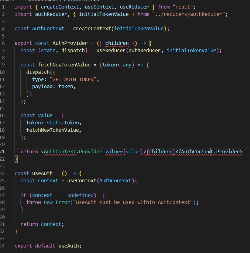 在 typescript 中構建 React usecontext 出現編譯問題