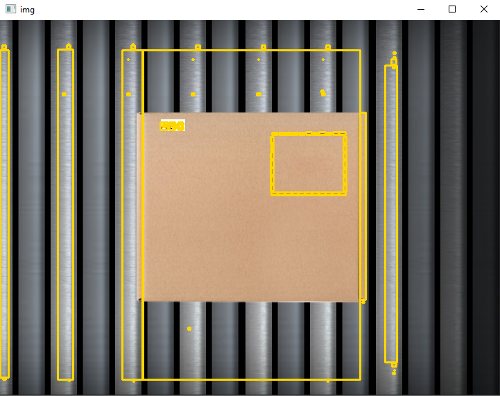 使用 OpenCV 檢測紙板箱及其上的文本