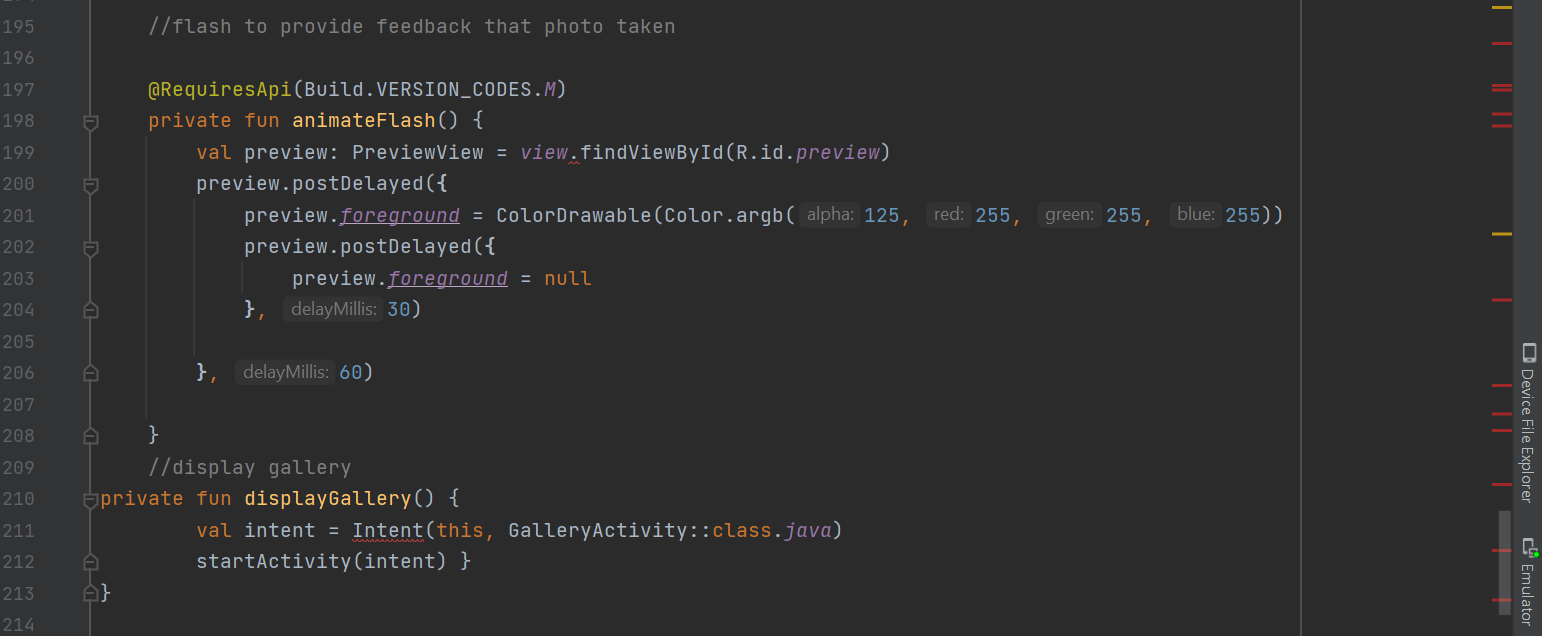 CameraFragment.kt 與 xml 連接時出錯