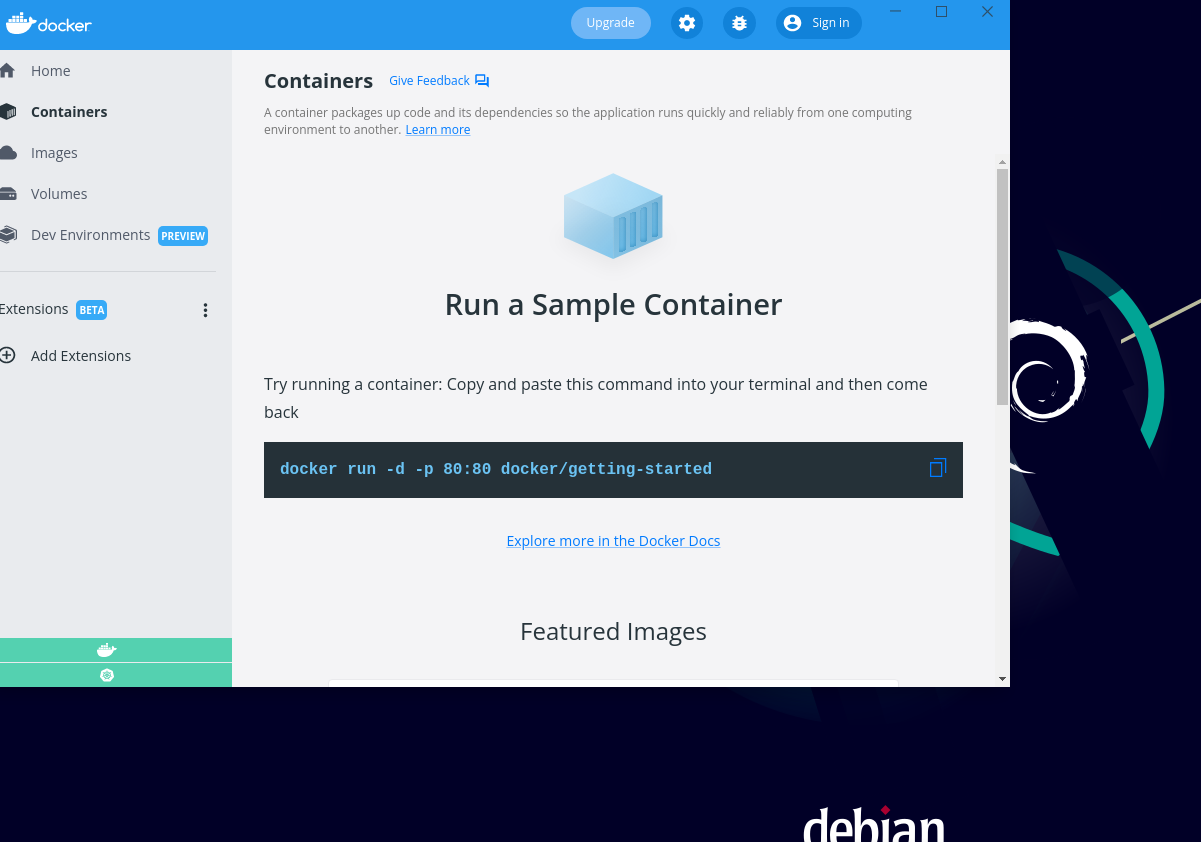 Docker 正在運行。Docker 桌面說“Docker 桌面停止...”
