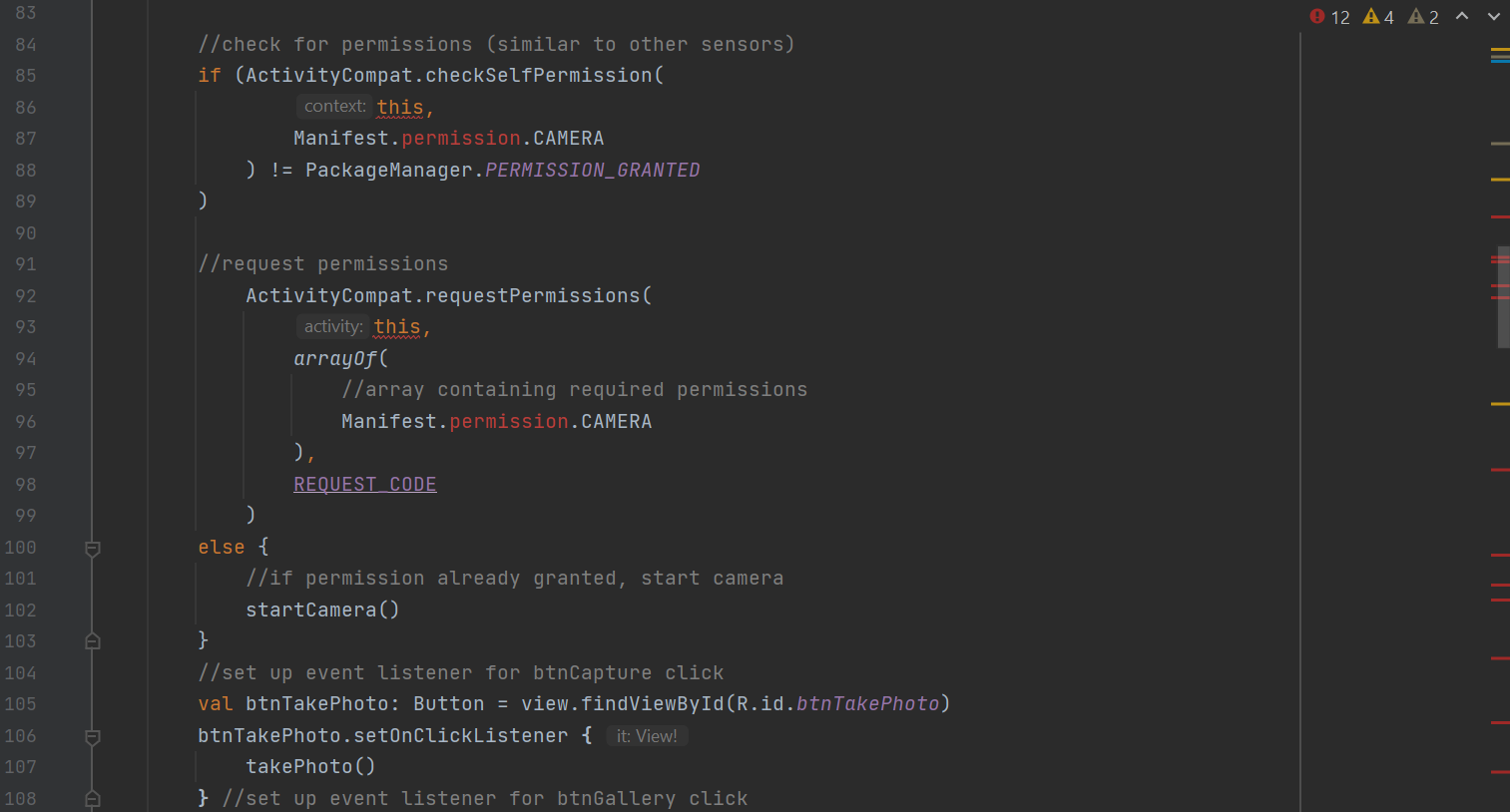 CameraFragment.kt 與 xml 連接時出錯
