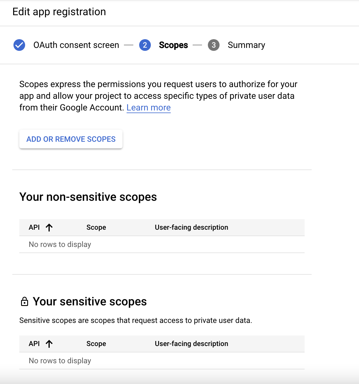 AppScript oauth 范圍和鏈接的 gcp 專案范圍之間有什么關系？