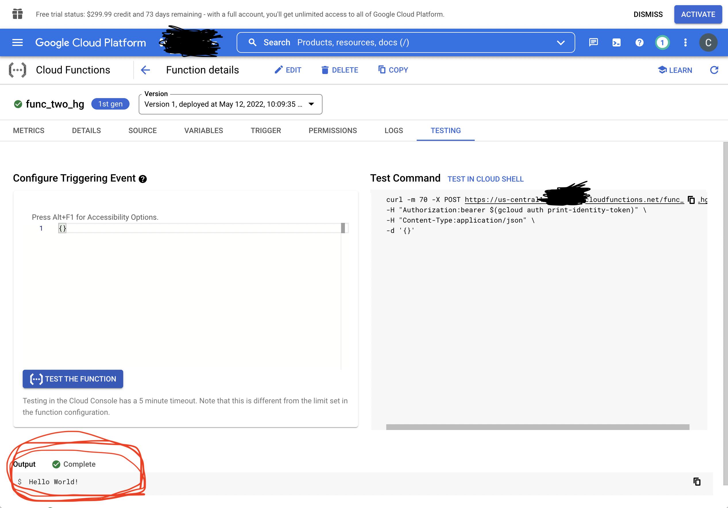 Google Cloud Platform Postman 僅通過主 Google 帳戶而不是服務帳戶呼叫函式