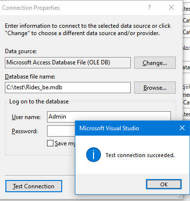 VB.NET 使用 Windows 默認 ODBC JET 驅動程式連接到 MDB 檔案
