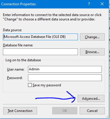 VB.NET 使用 Windows 默認 ODBC JET 驅動程式連接到 MDB 檔案