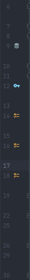 編輯器行號之間的空格 intellij