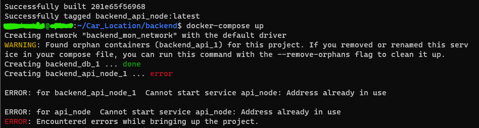 docker-compose postgres 和 nodejs