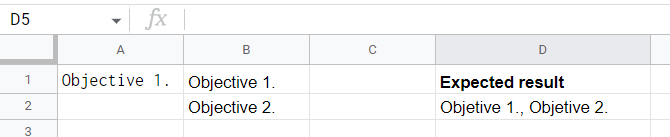 一個單元格中的陣列公式 Google 表格