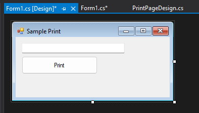 來自另一個類的 C# PrintPage 函式