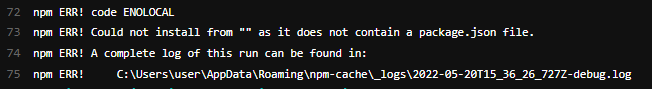 NPM安裝無CD檔案夾