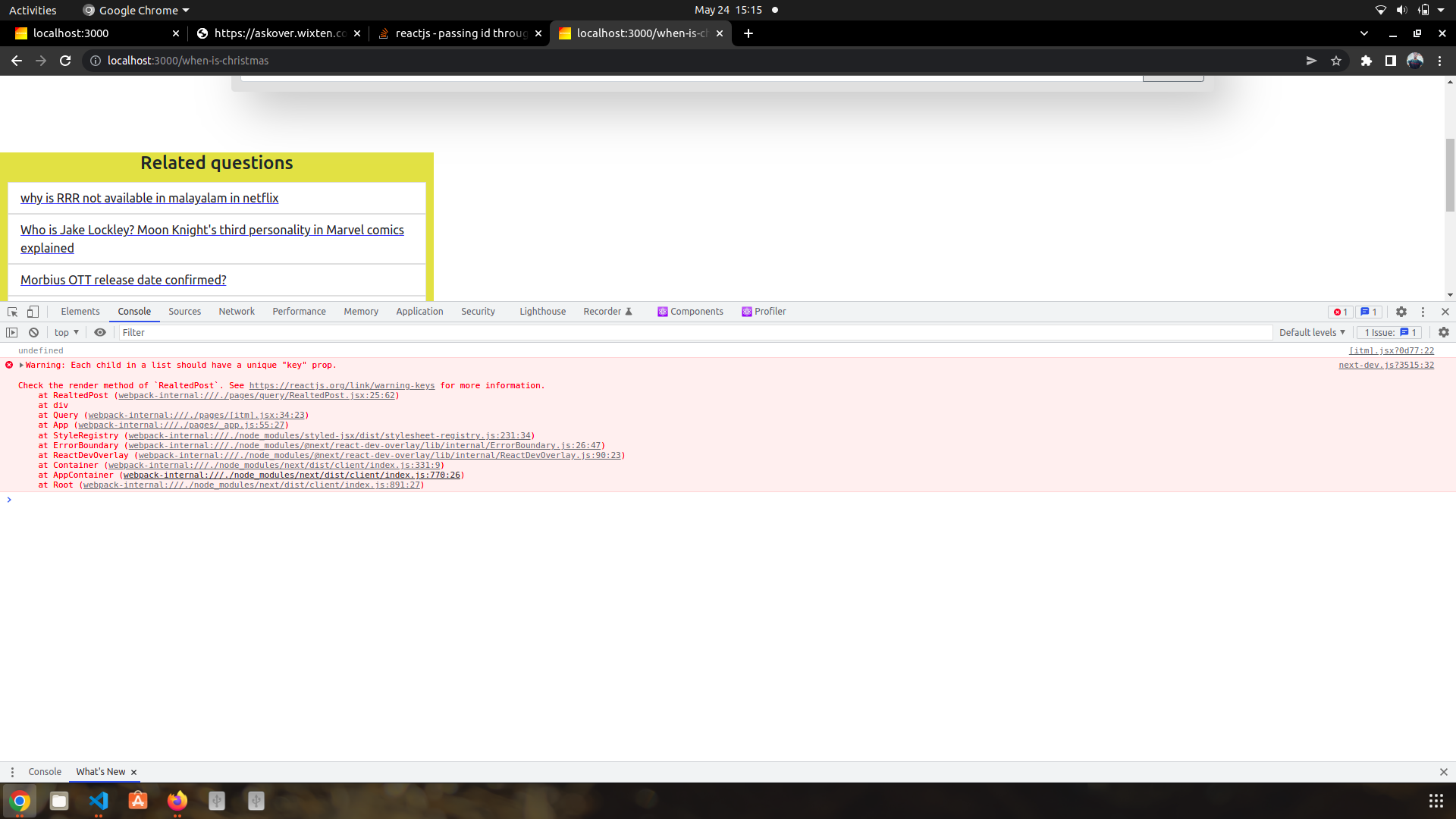 通過 Link 傳遞 id 到 getServerSideProps :next js