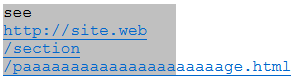 Chrome/Edge 和 Firefox 以不同的方式包裝長超鏈接。為什么?